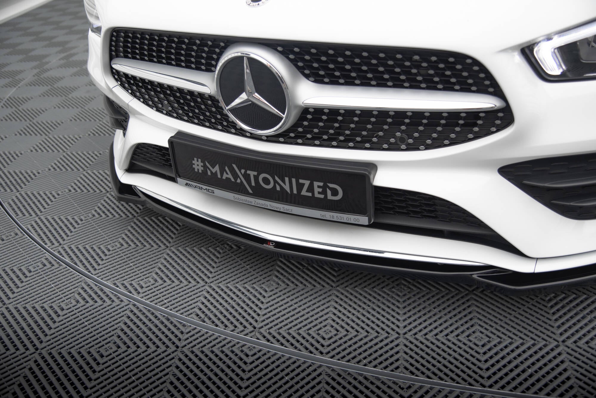 Front Splitter V.1 Mercedes-Benz CLA A35 AMG / AMG-Line C118