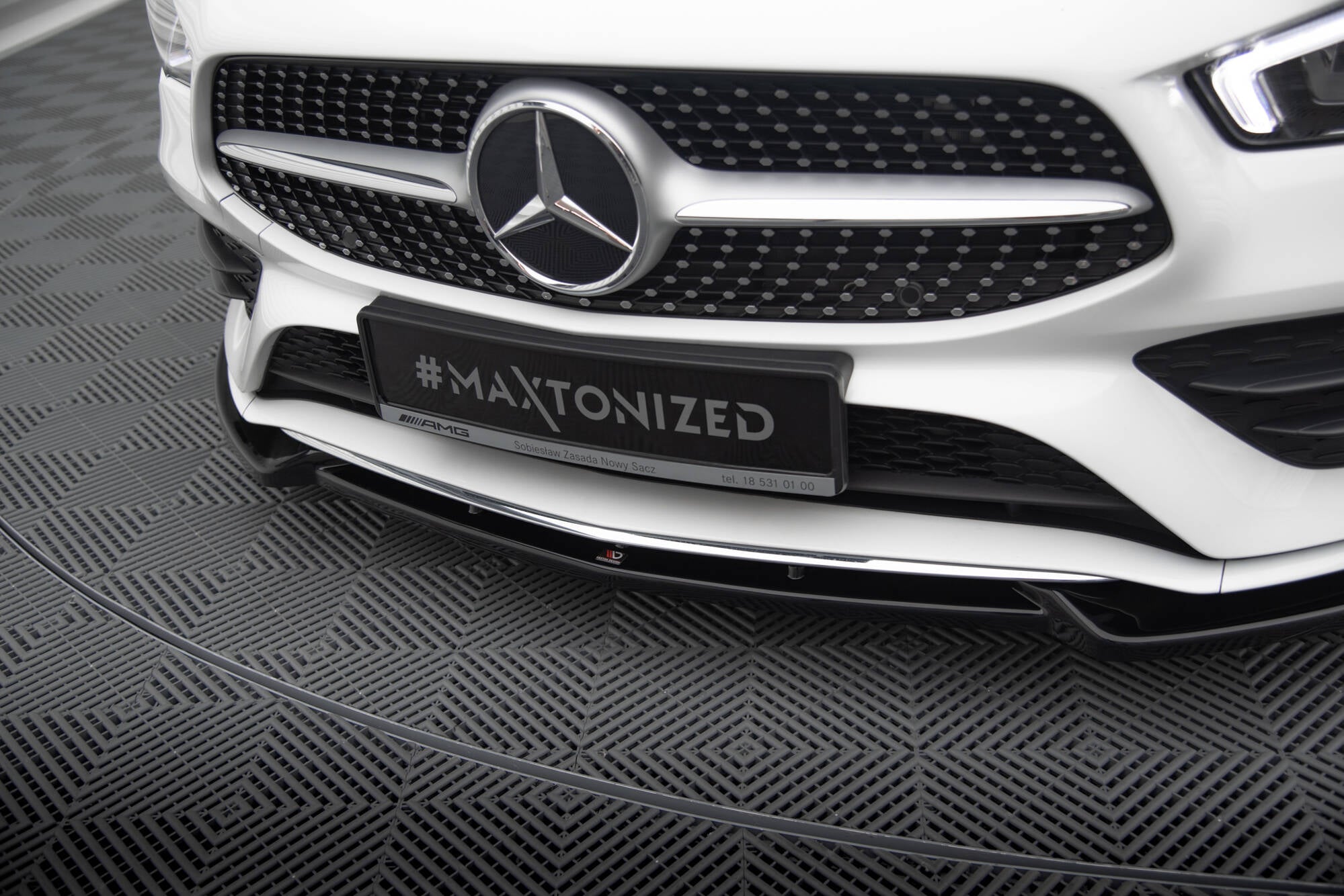 Front Splitter V.2 Mercedes-Benz CLA A35 AMG / AMG-Line C118