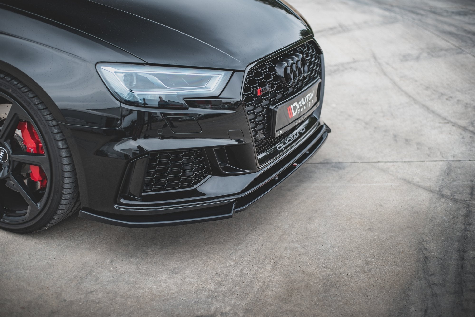 Front Splitter V.4 Audi RS3 8V FL Sportback