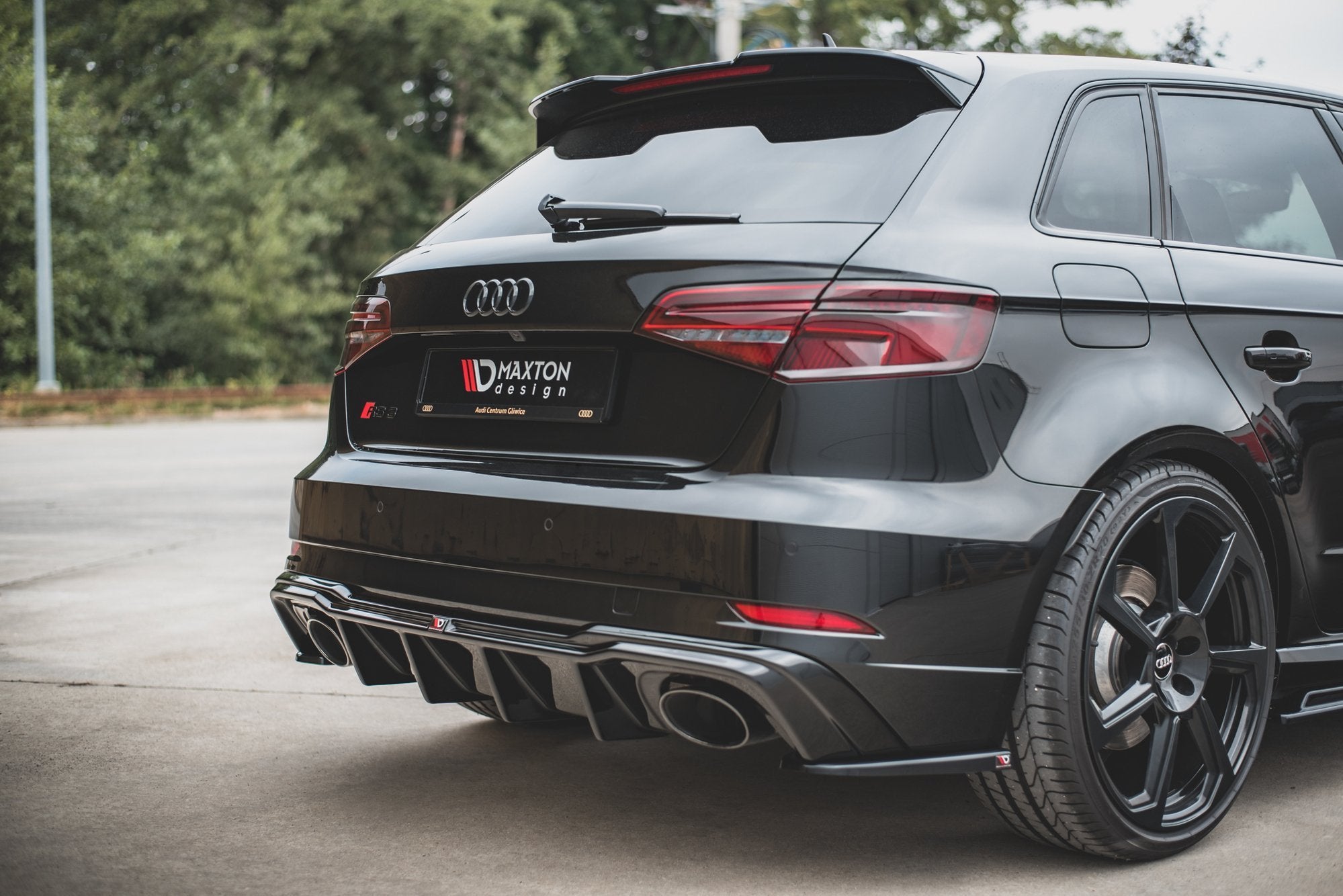 Rear Side Splitters V.2 Audi RS3 8V Sportback Facelift