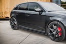 Side Skirts Diffusers V.2 Audi RS3 8V Sportback Facelift-4