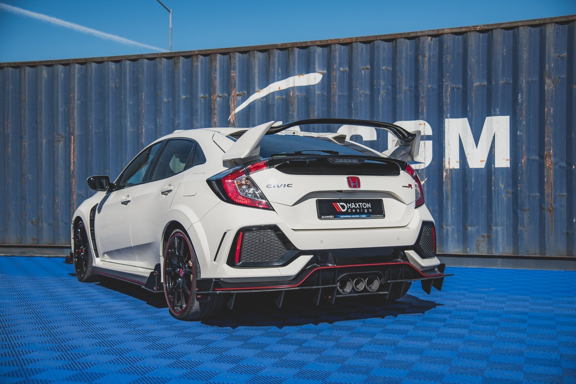 Racing Durability Rear Valance Honda Civic X Type R