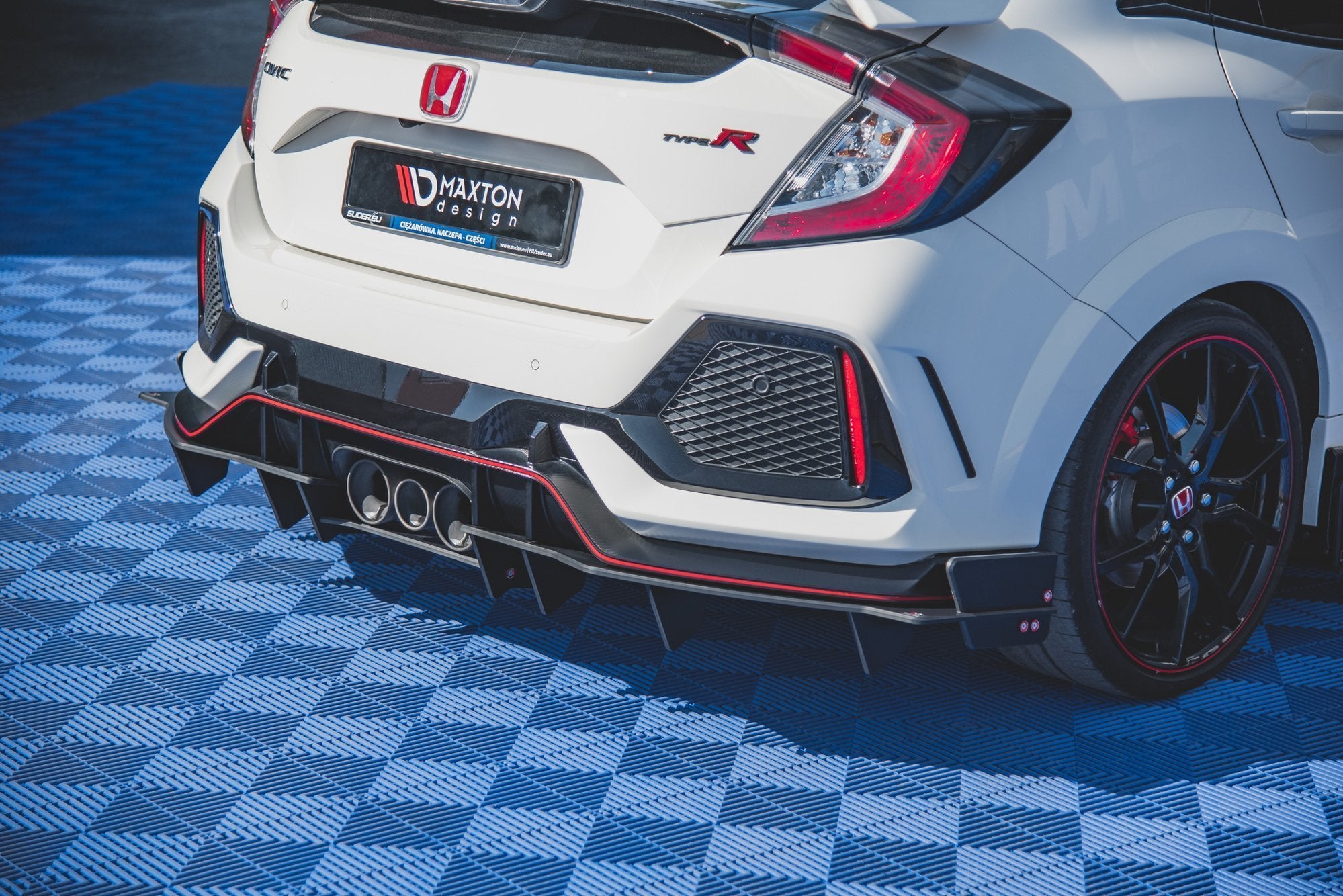 Racing Durability Rear Valance Honda Civic X Type R