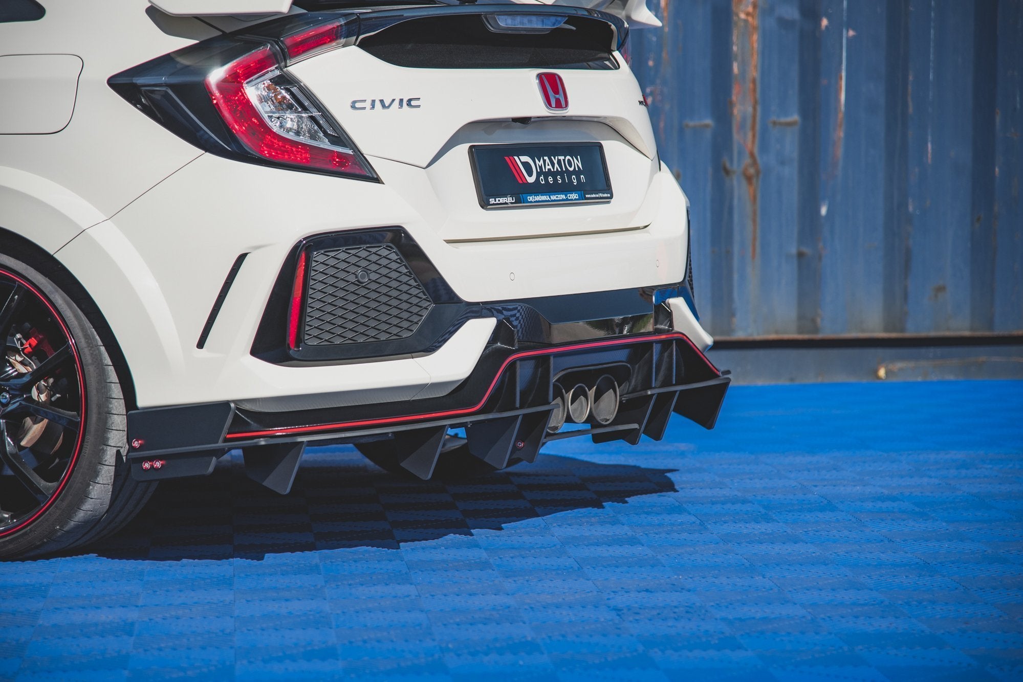 Racing Durability Rear Valance Honda Civic X Type R