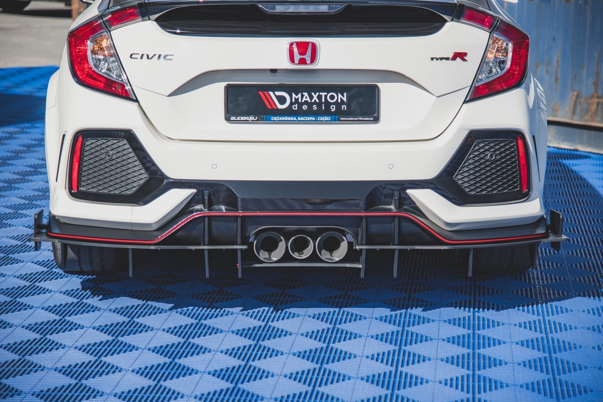 Racing Durability Rear Valance Honda Civic X Type R