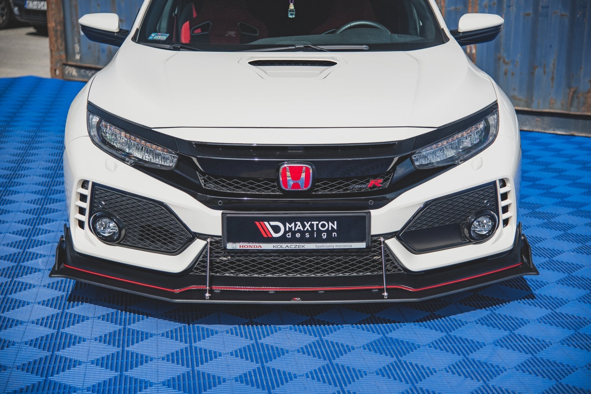 Racing Durability Front Splitter Honda Civic X Type-R