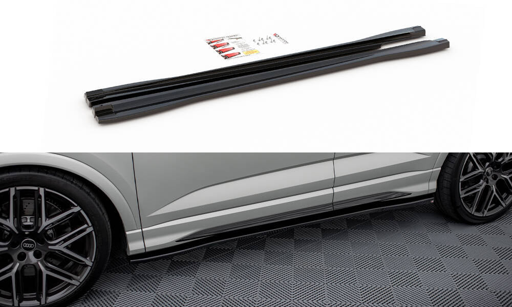 Side Skirts Diffusers Audi RSQ3 / Q3 S-Line F3