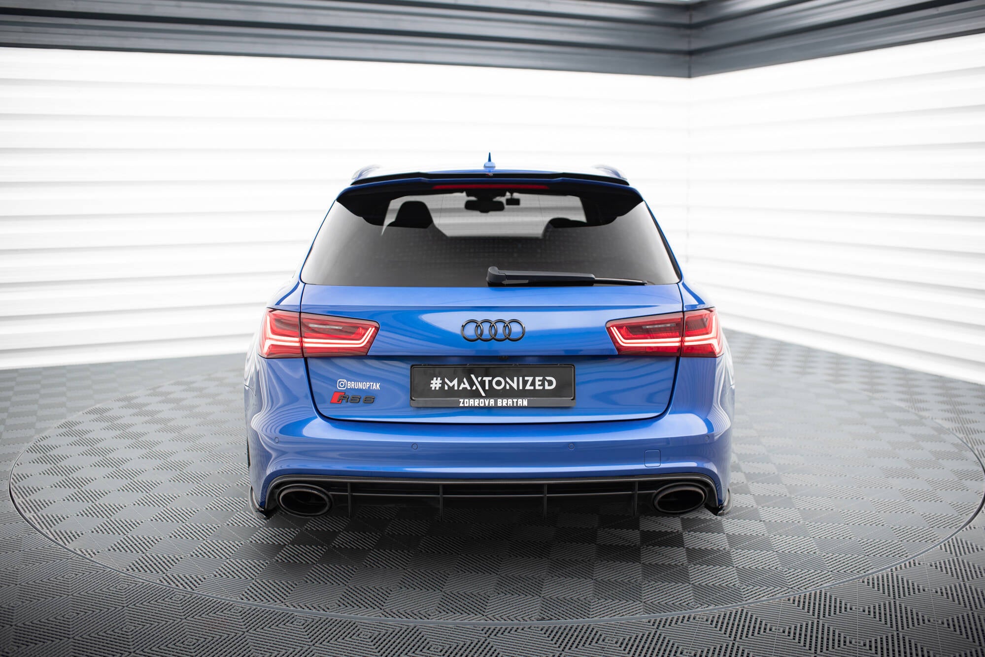 Rear Side Splitters Audi RS6 C7 / C7 FL