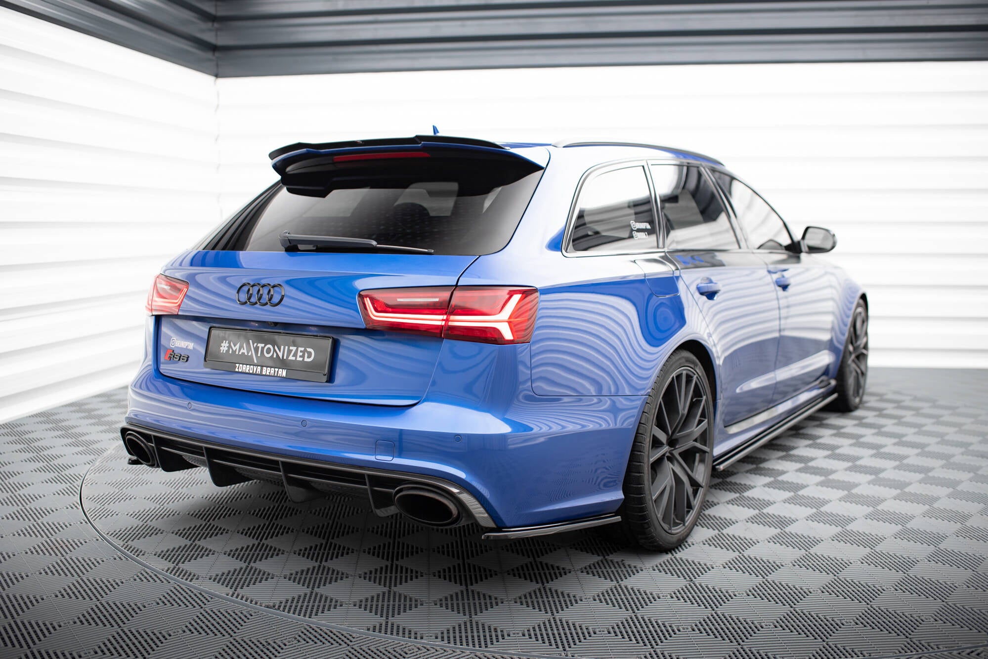 Rear Side Splitters Audi RS6 C7 / C7 FL