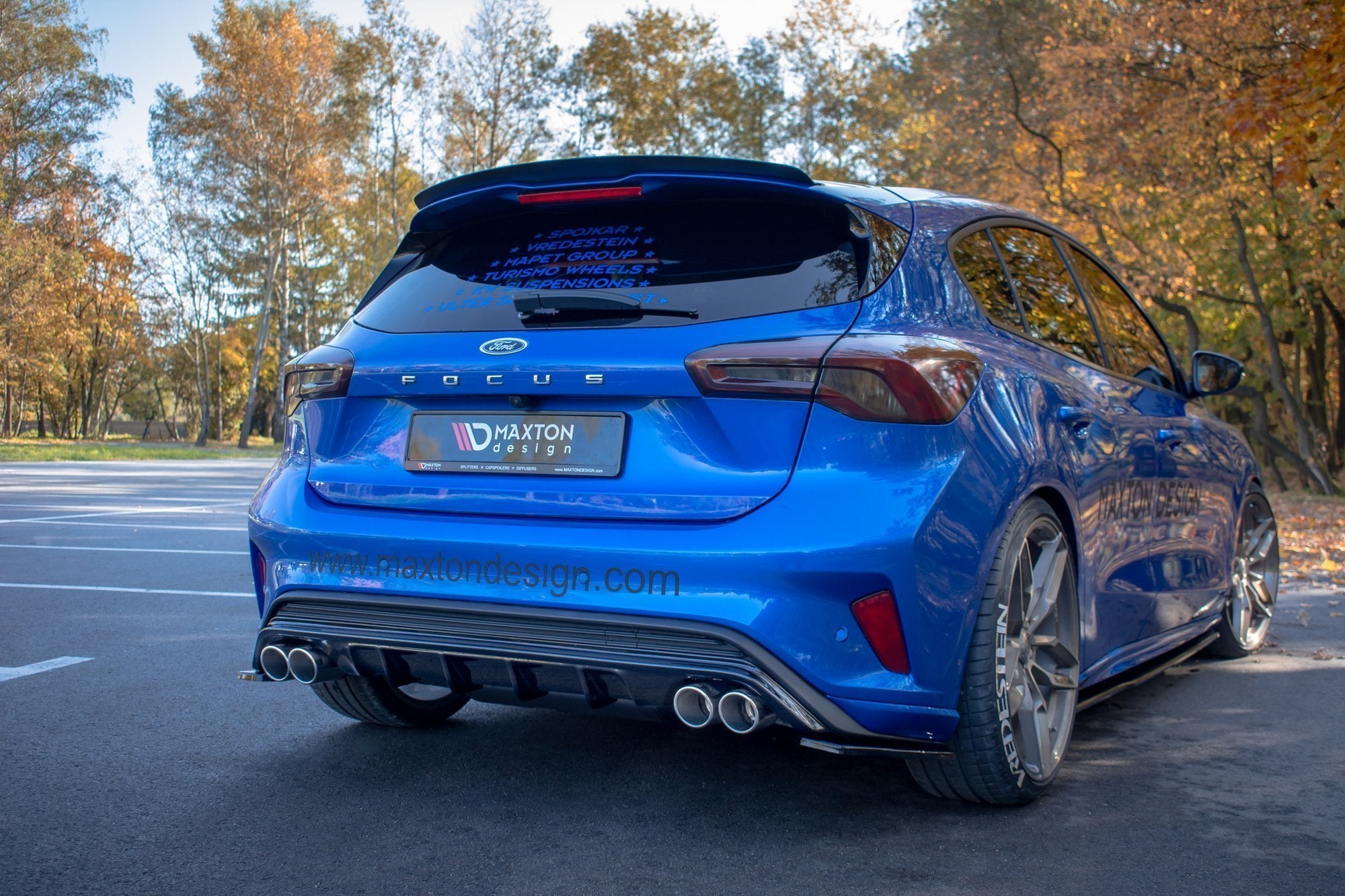 Rear Valance with Exhaust Ford Focus MK4 St-line