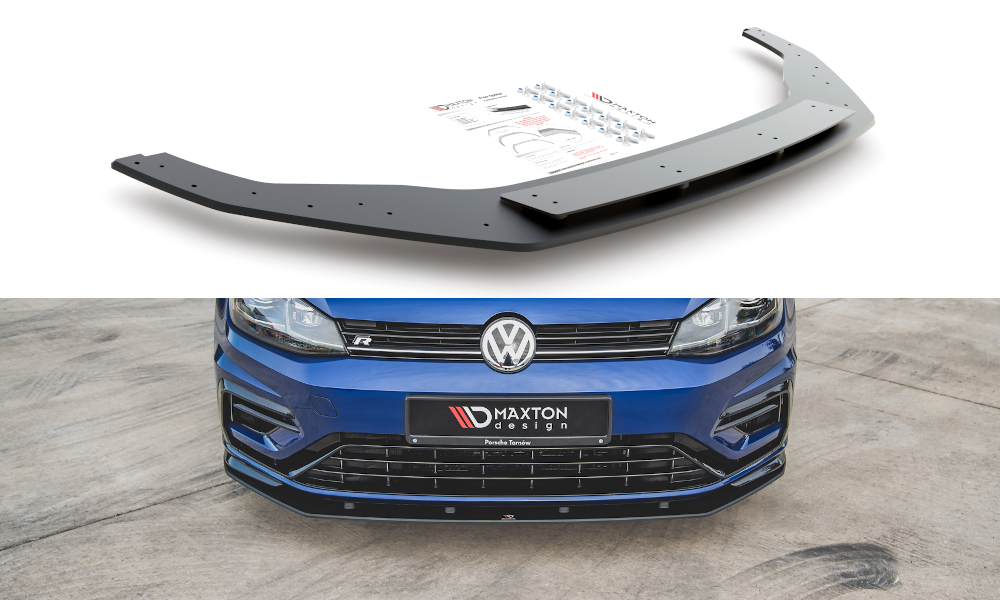 Racing Durability Front Splitter VW Golf 7 R / R-Line Facelift