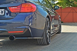 REAR SIDE SPLITTERS for BMW 4 F32 M-PACK - 0