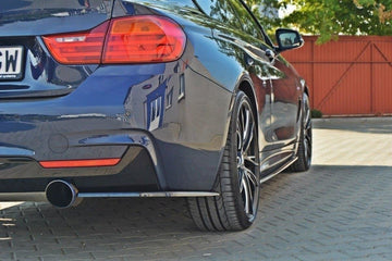 REAR SIDE SPLITTERS for BMW 4 F32 M-PACK - 0