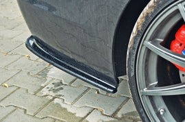 REAR SIDE SPLITTERS for BMW 5 F11 M-PACK (fits two double exhaust ends) - 0