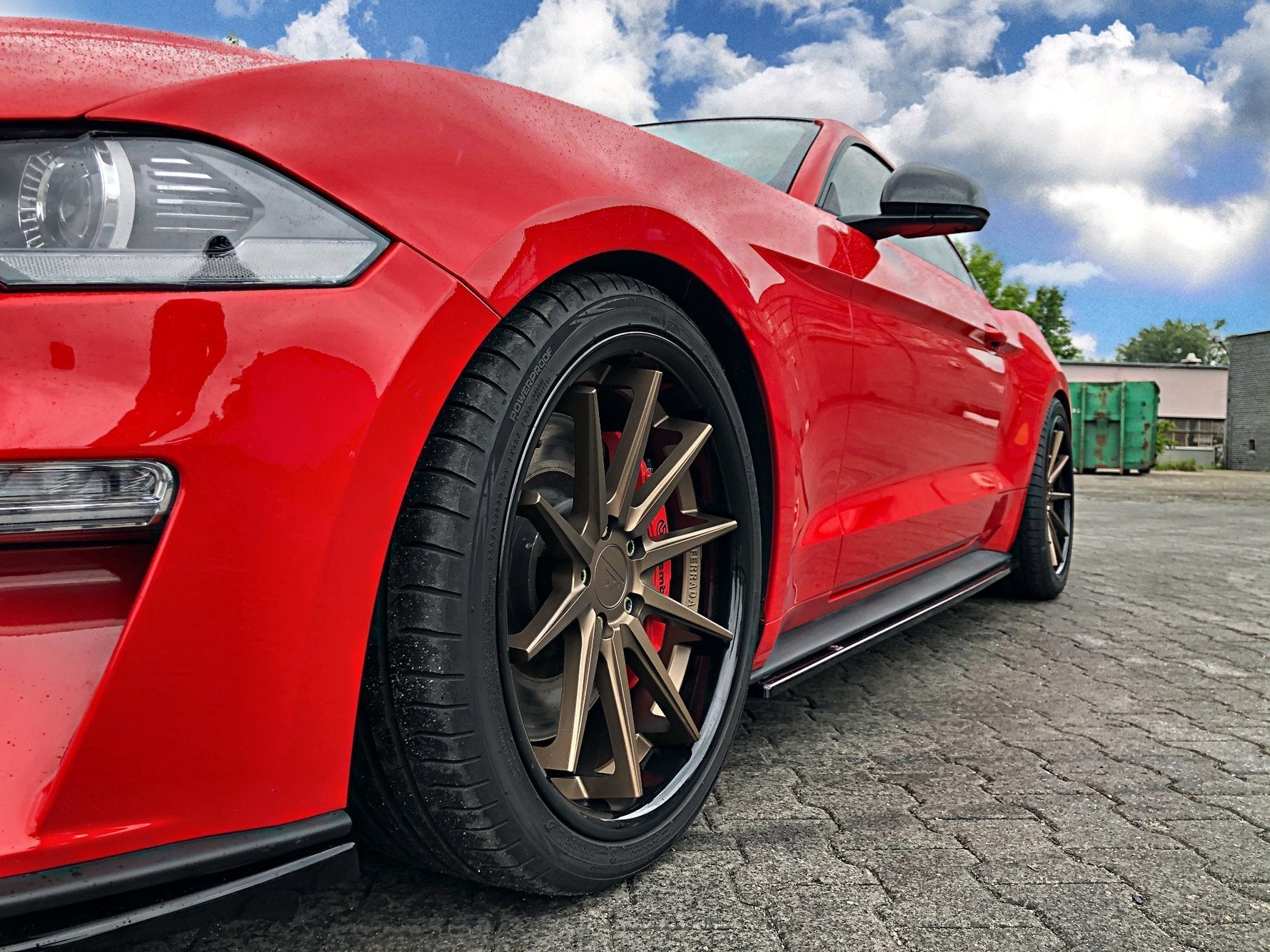 Side Skirts Diffusers Ford Mustang Mk. 6 Facelift