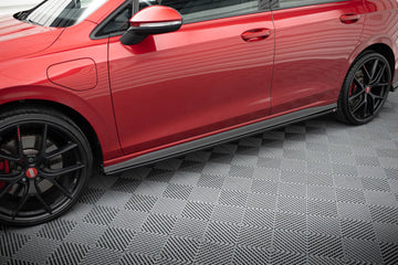 Side Skirts Diffusers V.1 Volkswagen Golf GTI / GTE / GTI Clubsport / R-Line Mk8 - 0