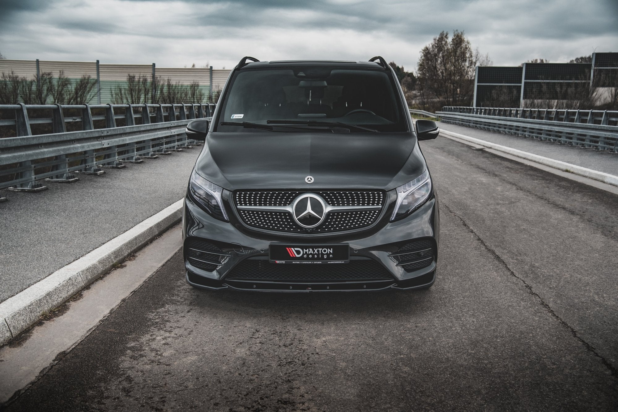 Front Splitter V.1 Mercedes-Benz V-Class AMG-Line W447 Facelift