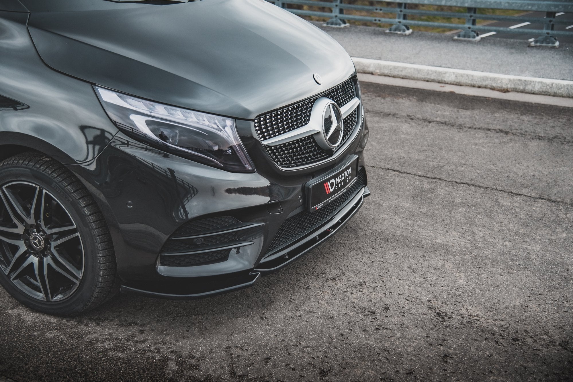 Front Splitter V.1 Mercedes-Benz V-Class AMG-Line W447 Facelift