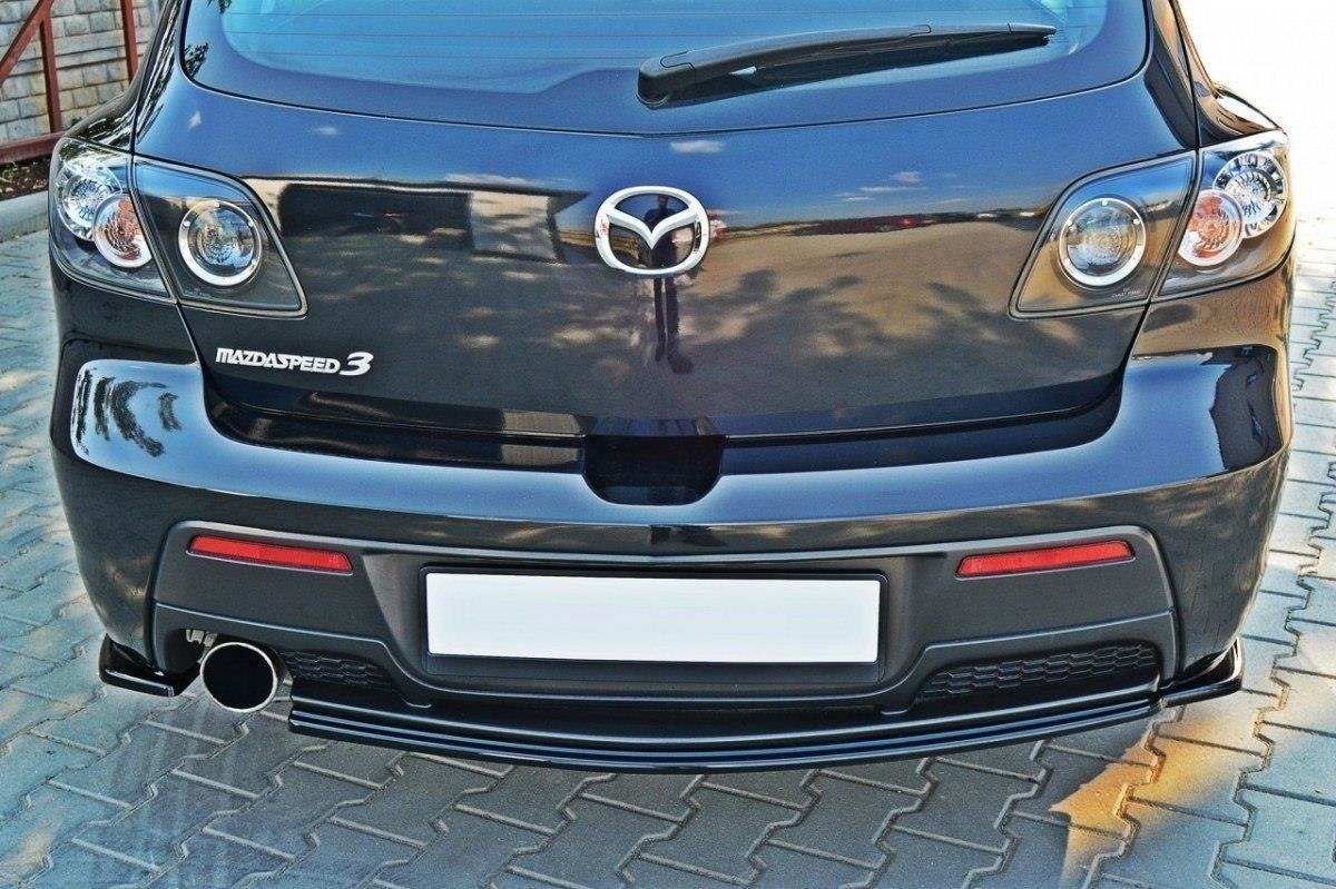 REAR SIDE SPLITTERS MAZDA 3 MPS MK1 (PREFACE) US-Spec Version