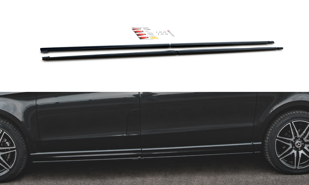 Side Skirts Diffusers Mercedes-Benz V-Class Long AMG-Line W447 Facelift