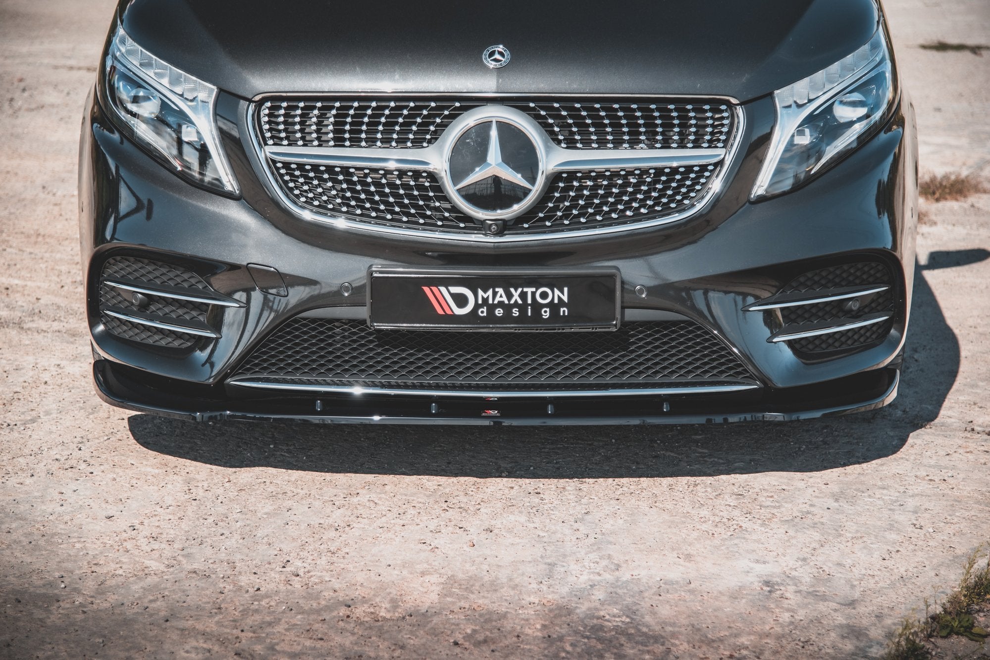 Front Splitter V.2 Mercedes-Benz V-Class AMG-Line W447 Facelift