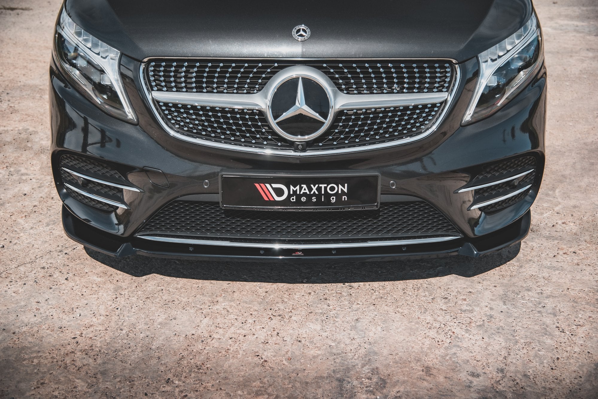 Front Splitter V.3 Mercedes-Benz V-Class AMG-Line W447 Facelift