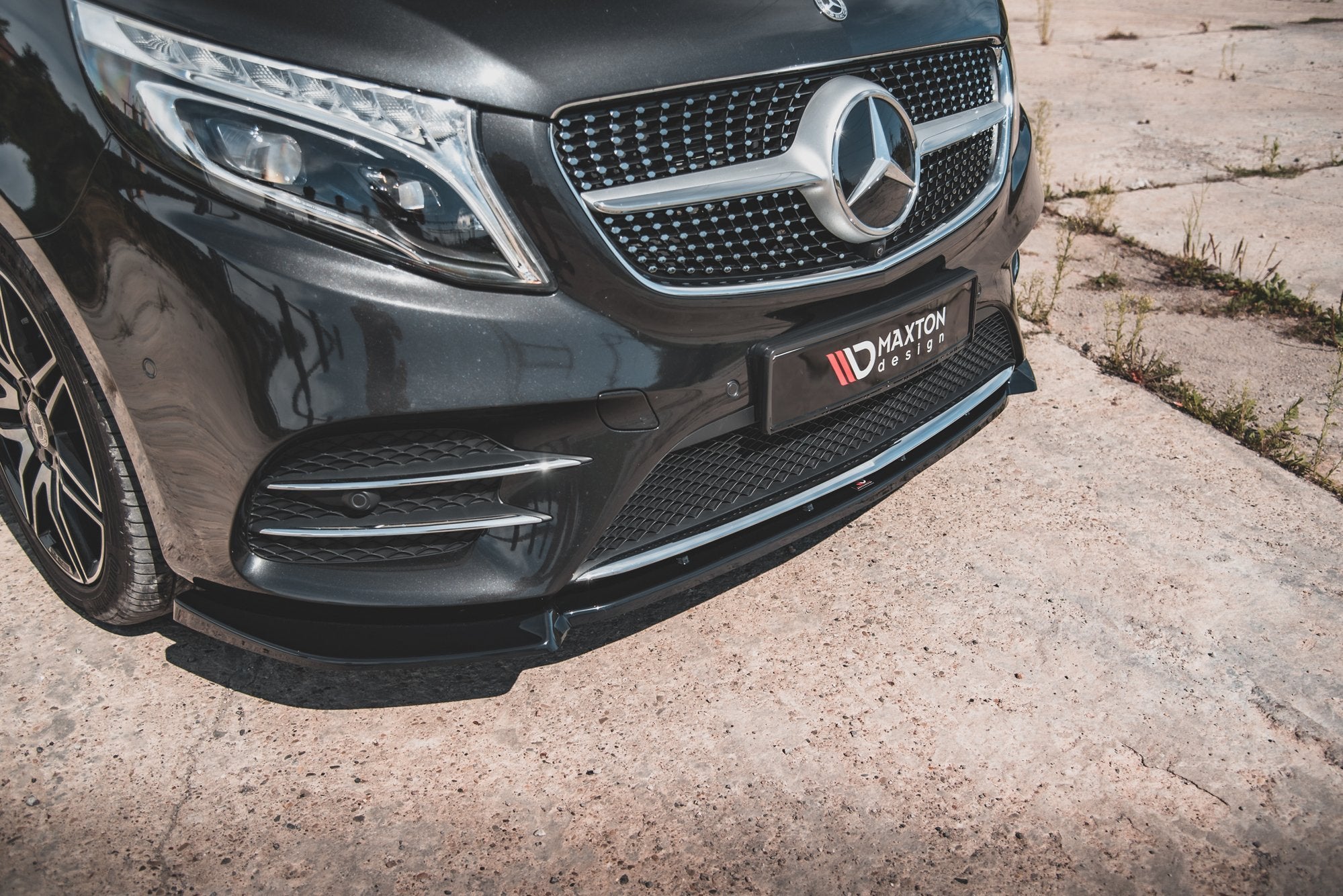 Front Splitter V.3 Mercedes-Benz V-Class AMG-Line W447 Facelift