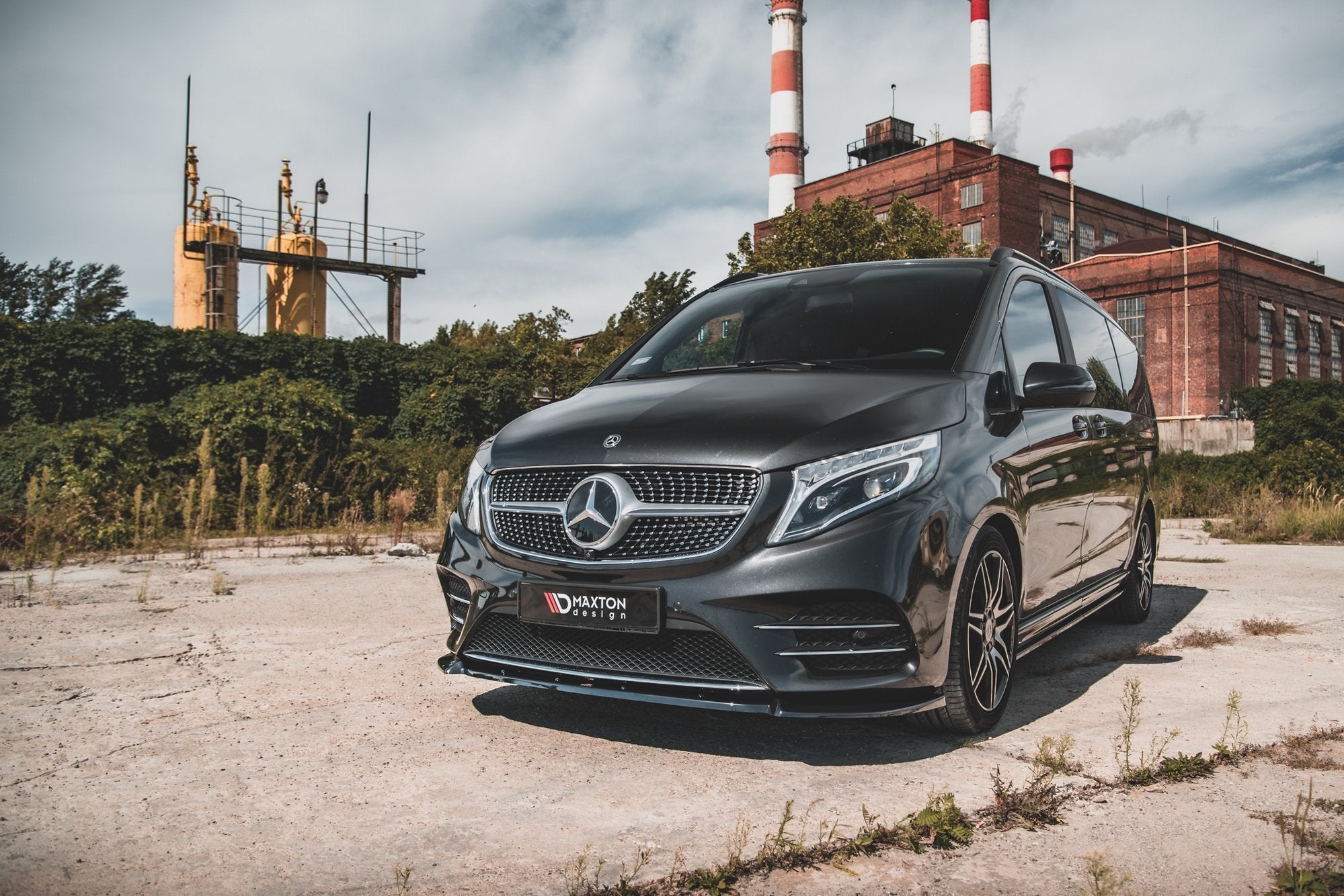 Front Splitter V.3 Mercedes-Benz V-Class AMG-Line W447 Facelift