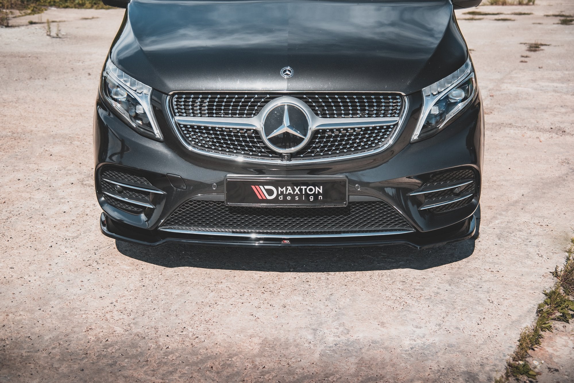 Front Splitter V.4 Mercedes-Benz V-Class AMG-Line W447 Facelift