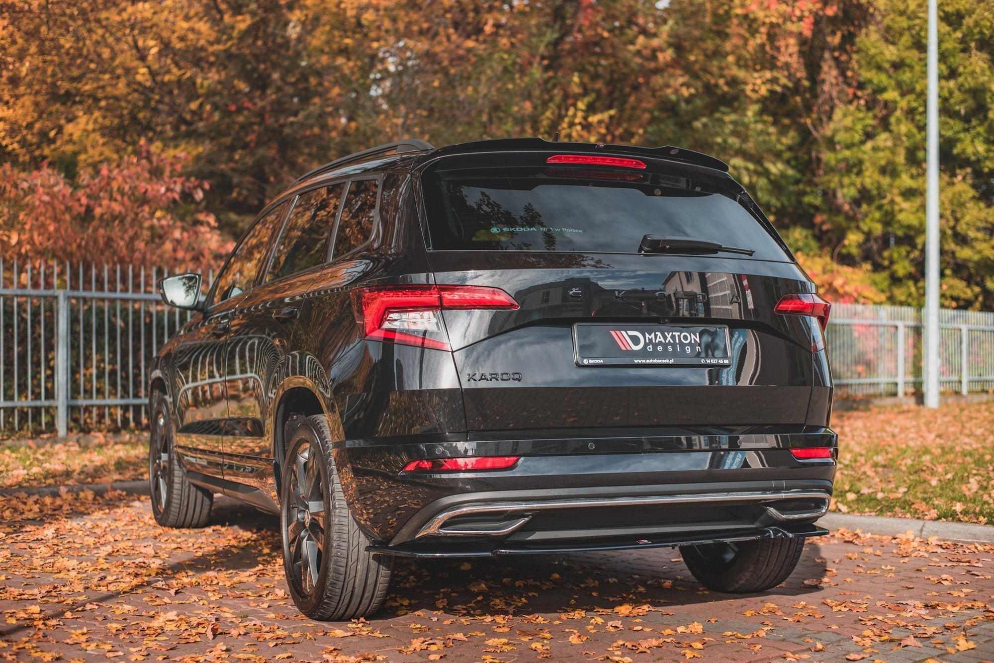 Central Rear Splitter Skoda Karoq Sportline