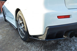 REAR SIDE SPLITTERS Mitsubishi Lancer Evo X - 0