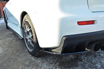 REAR SIDE SPLITTERS Mitsubishi Lancer Evo X - 0