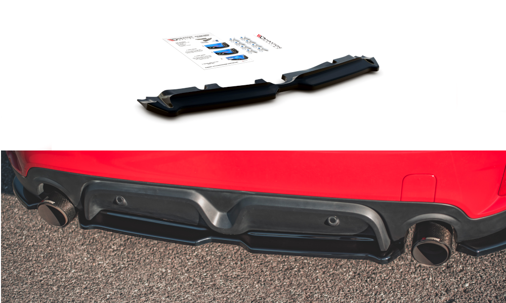 Central Rear Splitter Mini Countryman Mk2 F60 JCW