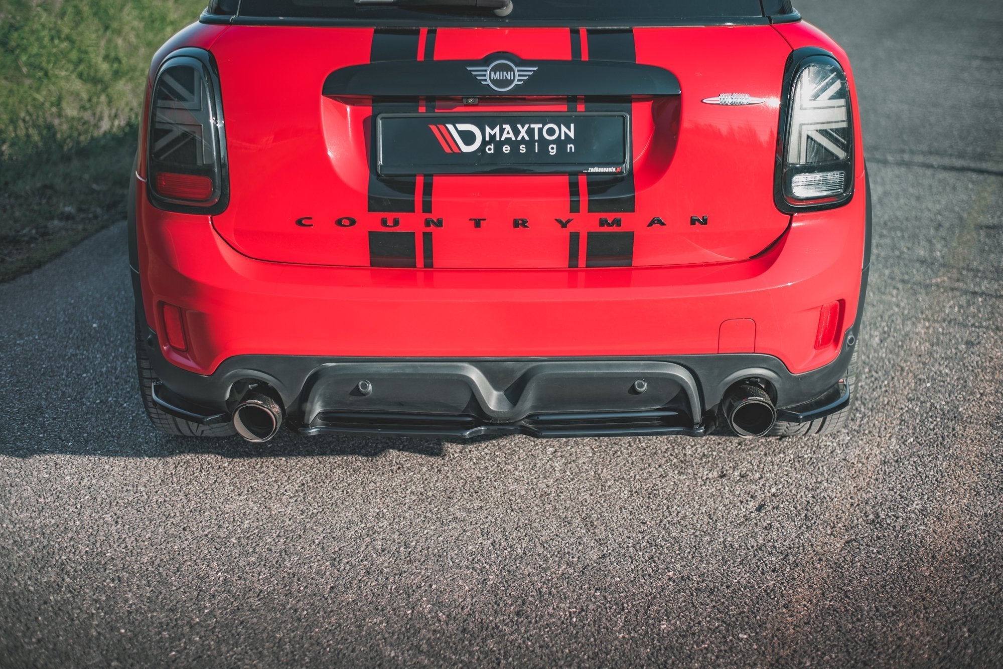 Central Rear Splitter Mini Countryman Mk2 F60 JCW