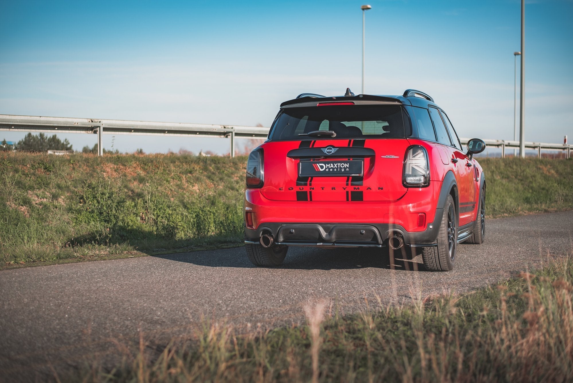 Central Rear Splitter Mini Countryman Mk2 F60 JCW