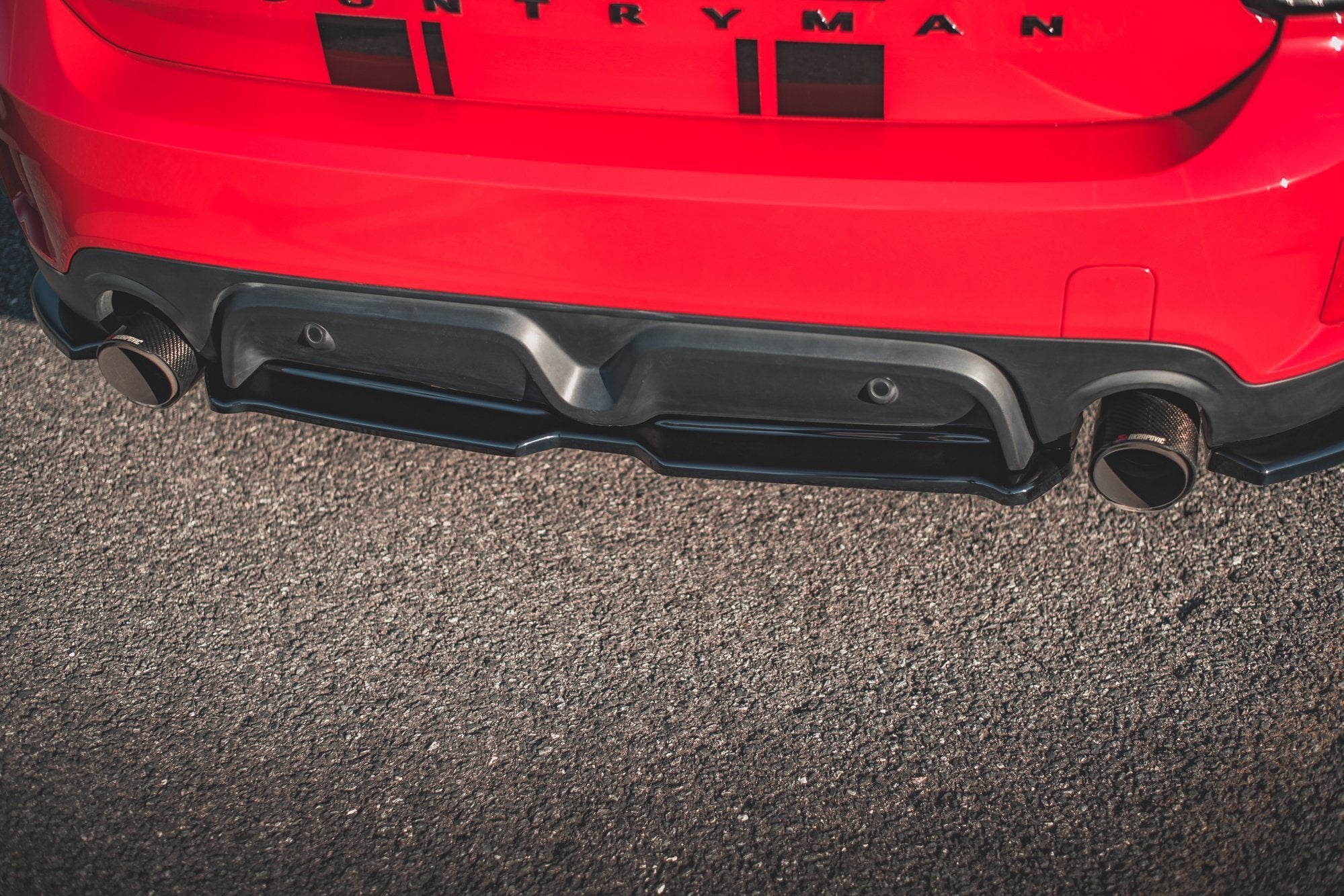 Central Rear Splitter Mini Countryman Mk2 F60 JCW