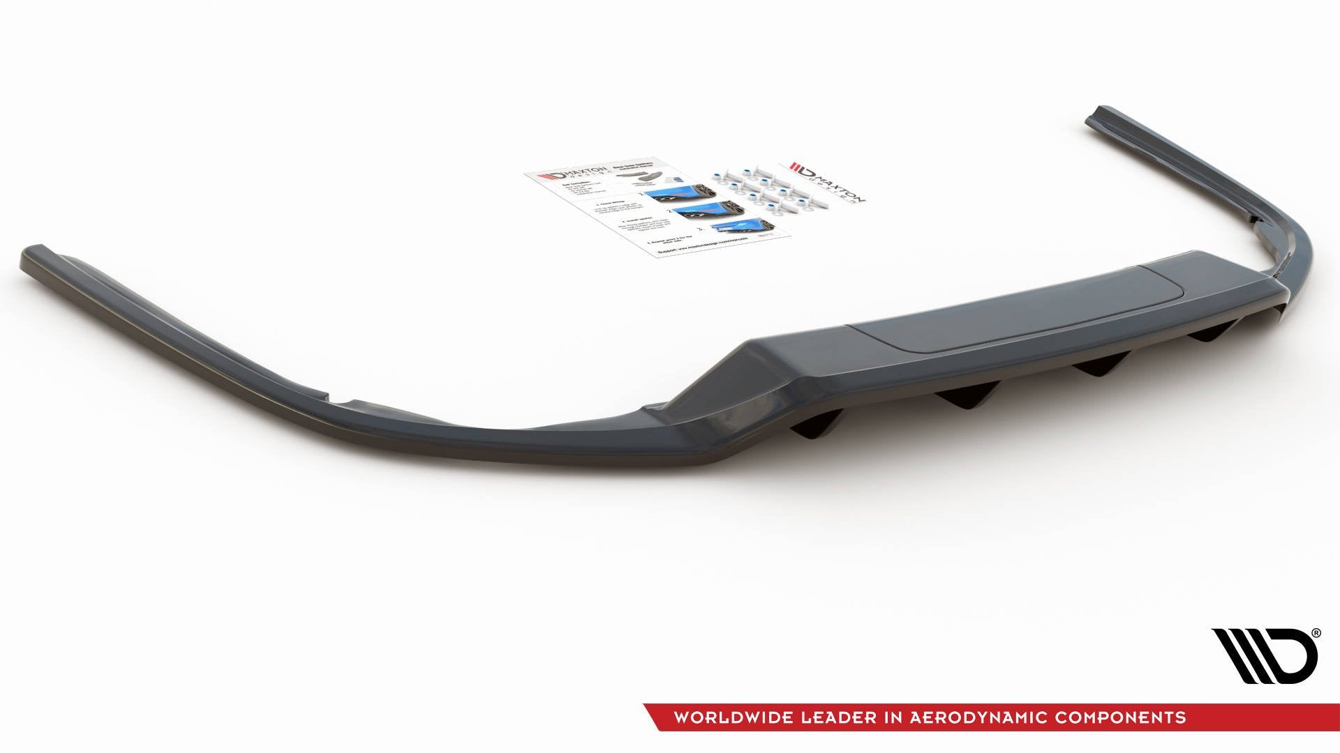 Central Rear Splitter (with vertical bars) Volkswagen Passat B8