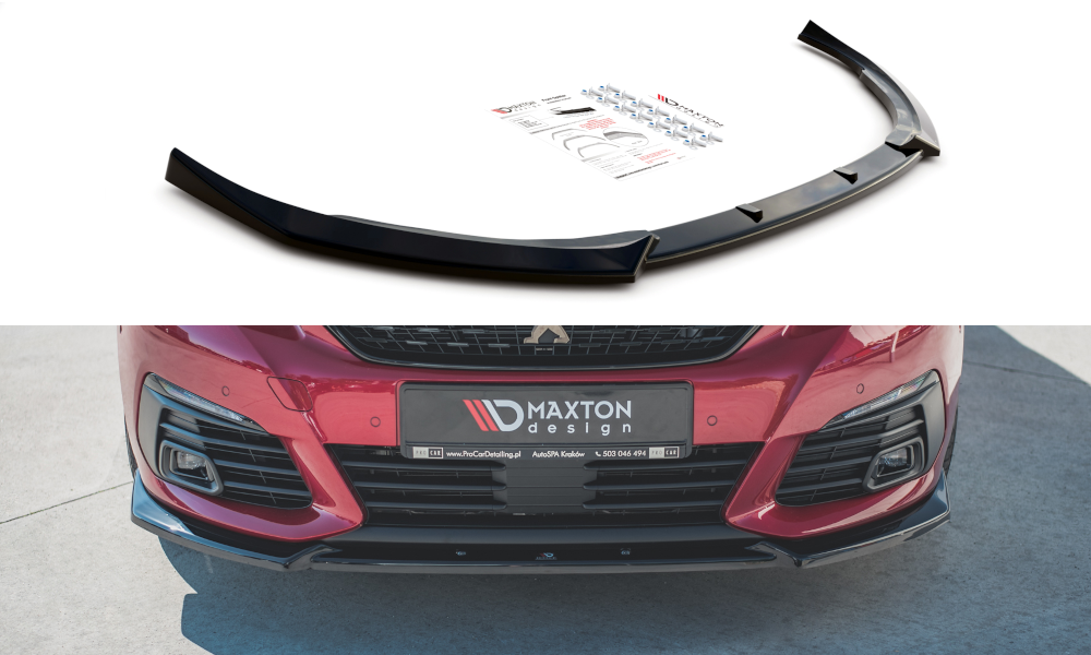 Front Splitter V.1 Peugeot 308 GT Mk2 Facelift