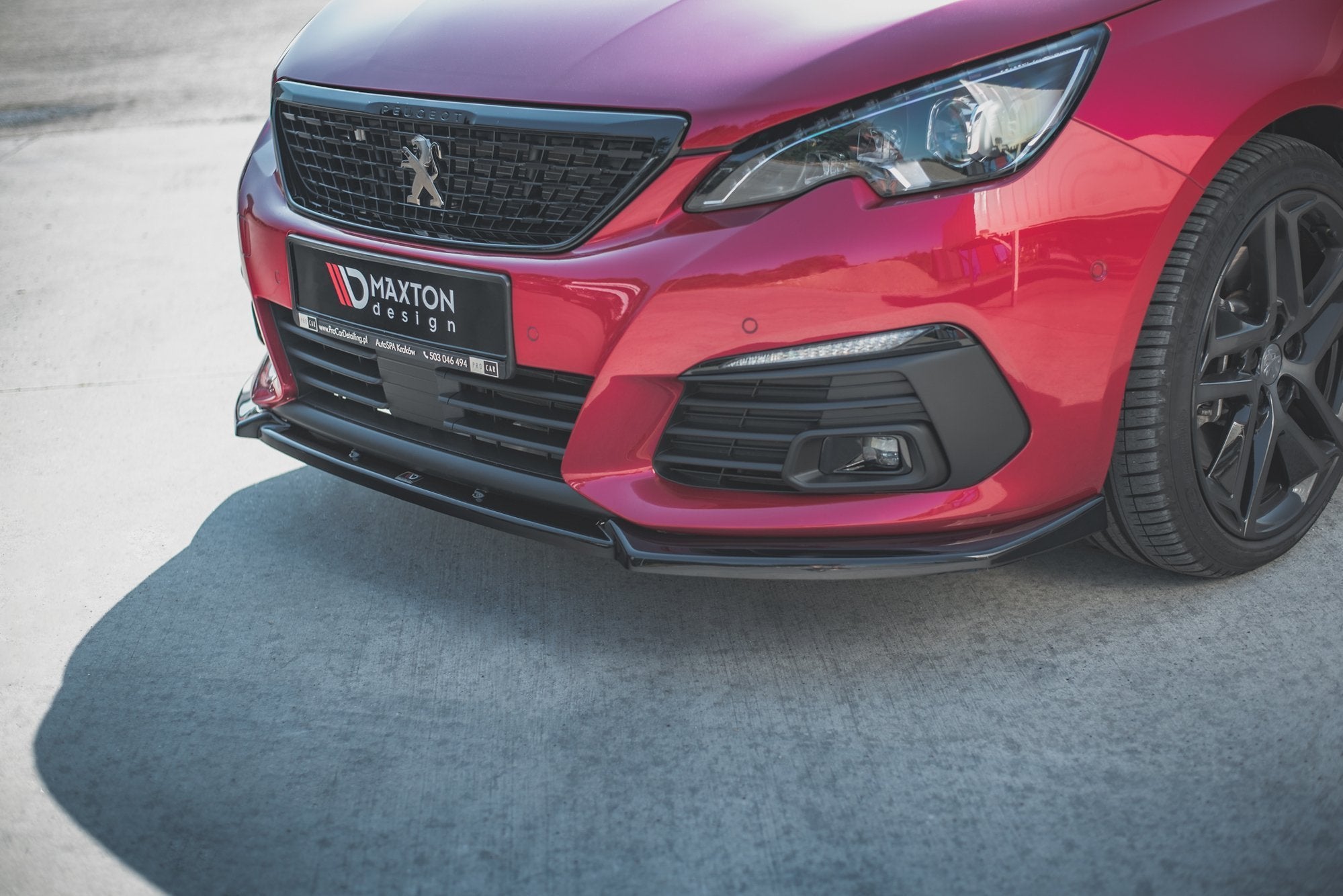 Front Splitter V.1 Peugeot 308 GT Mk2 Facelift