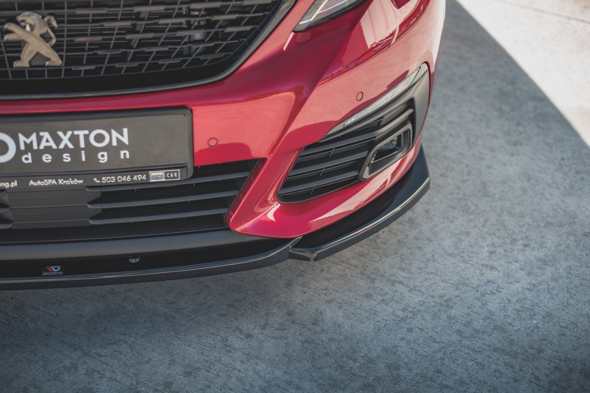 Front Splitter V.2 Peugeot 308 GT Mk2 Facelift