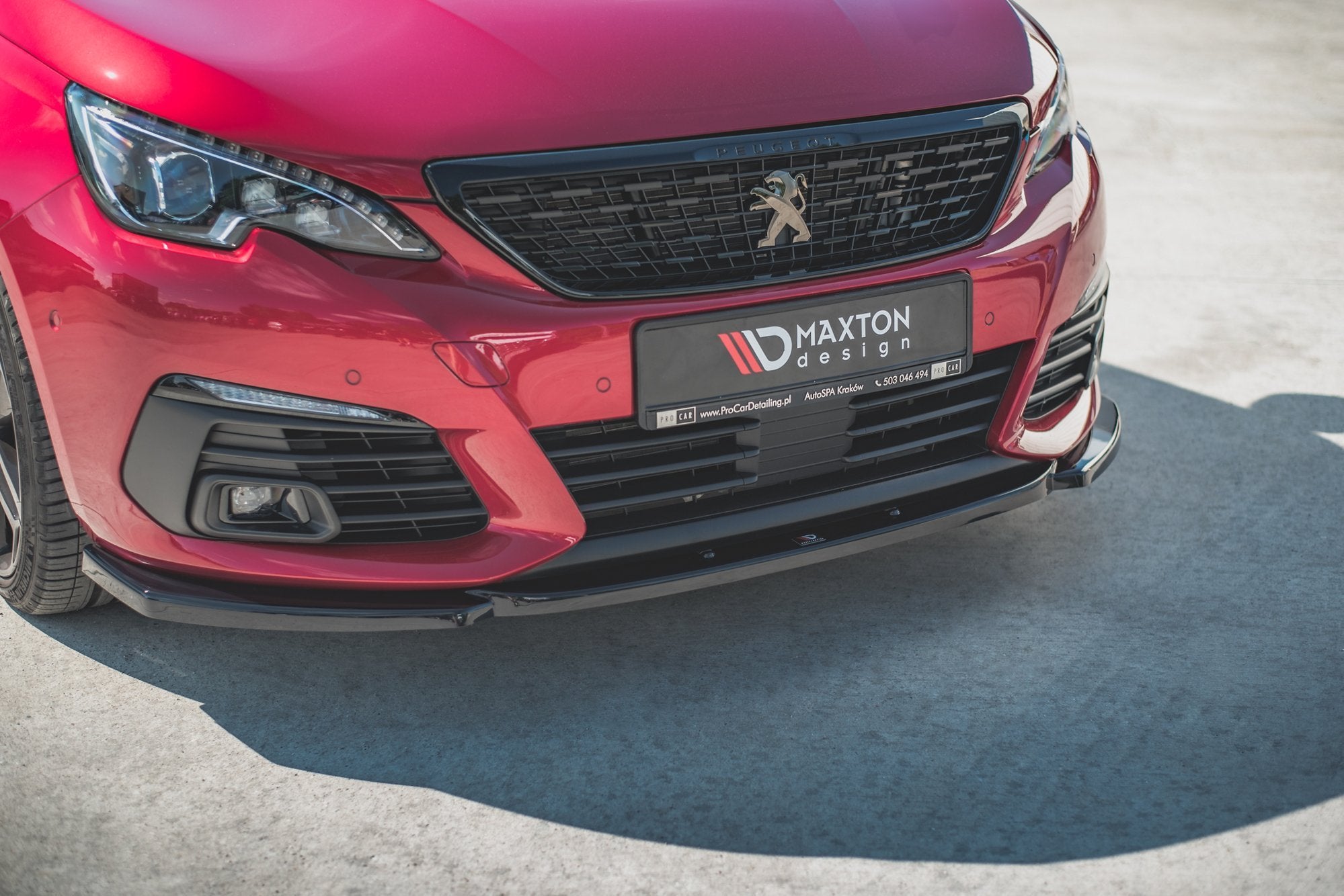 Front Splitter V.2 Peugeot 308 GT Mk2 Facelift