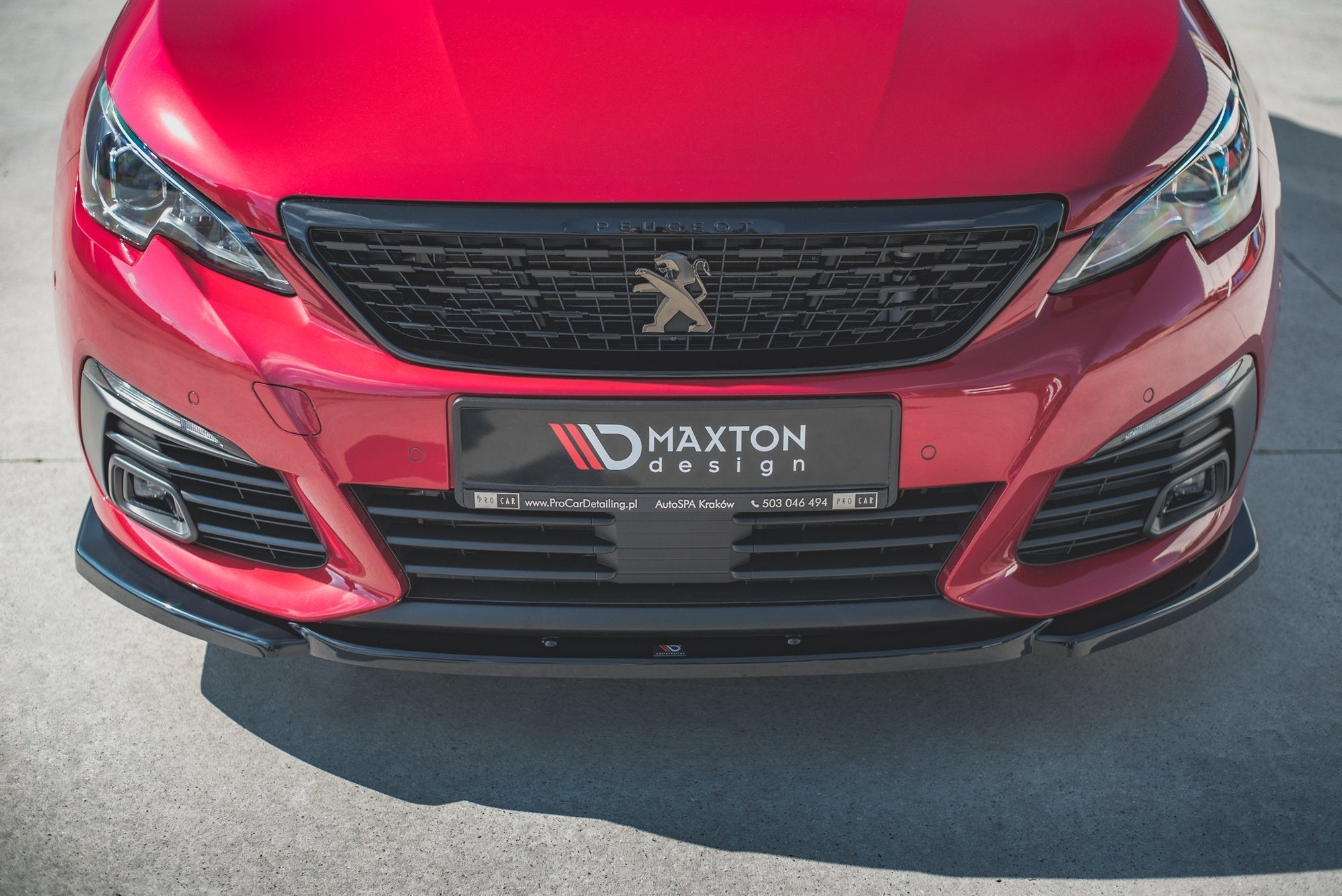 Front Splitter V.2 Peugeot 308 GT Mk2 Facelift