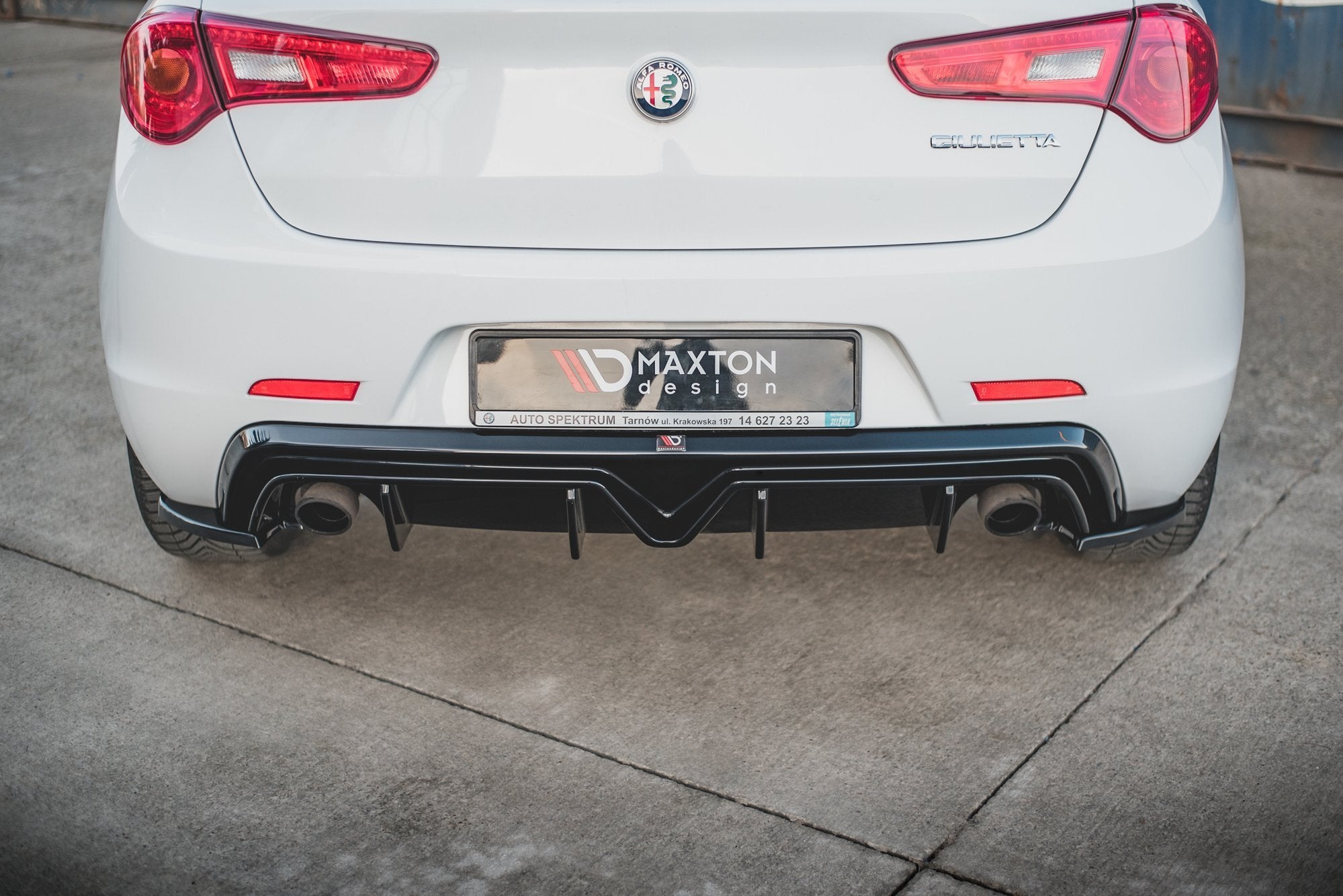 Rear Valance Alfa Romeo Giulietta Facelift (Exhaust On Both Sides Version)