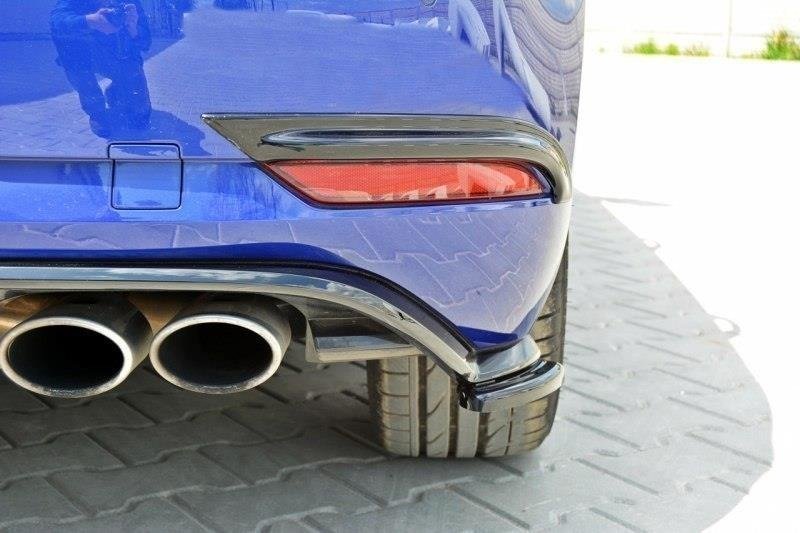 Rear Side Splitters VW Golf 7 R / R-Line Facelift