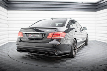 Rear Splitter (with vertical bars) Mercedes-Benz E63 AMG Sedan W212 Facelift - 0