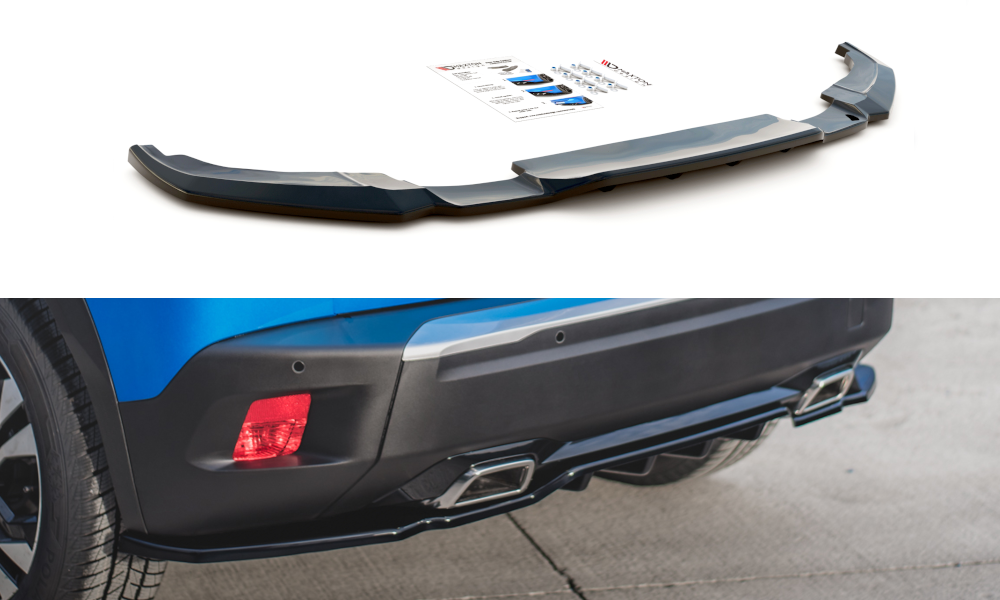 Rear Splitter (with vertical bars) Peugeot 2008 Mk2