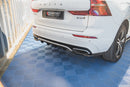 Rear Splitter (with vertical bars) Volvo XC60 Mk2 R-Design-3
