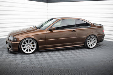 SIDE SKIRTS DIFFUSERS V.1 for BMW 3 E46 MPACK COUPE - 0