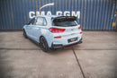 Rear Side Splitters V.6 + Flaps Hyundai I30 N Mk3 Hatchback-2