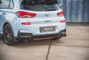 Rear Side Splitters V.6 + Flaps Hyundai I30 N Mk3 Hatchback-5